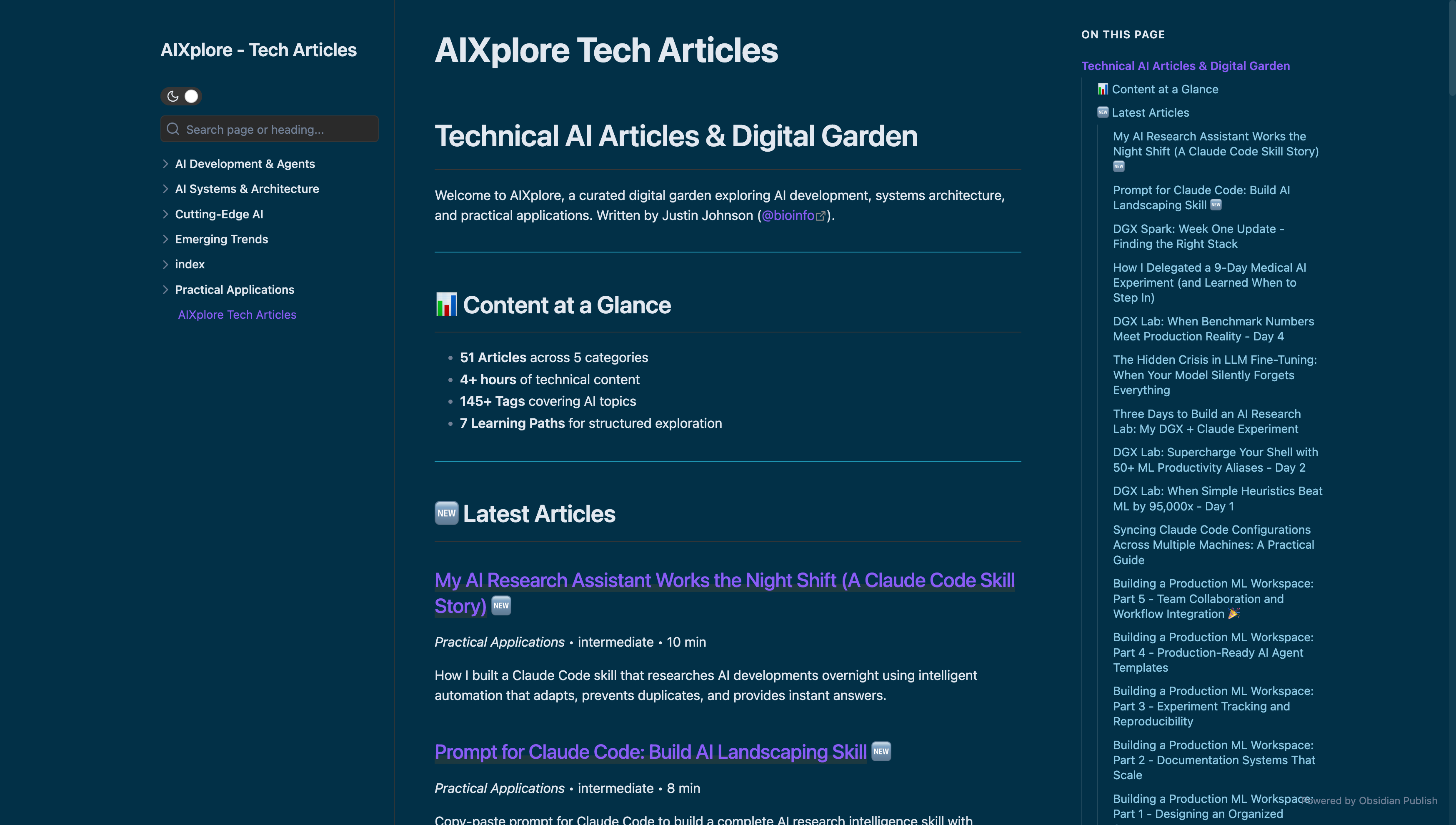 AI Explorer (AIXplore) live screenshot
