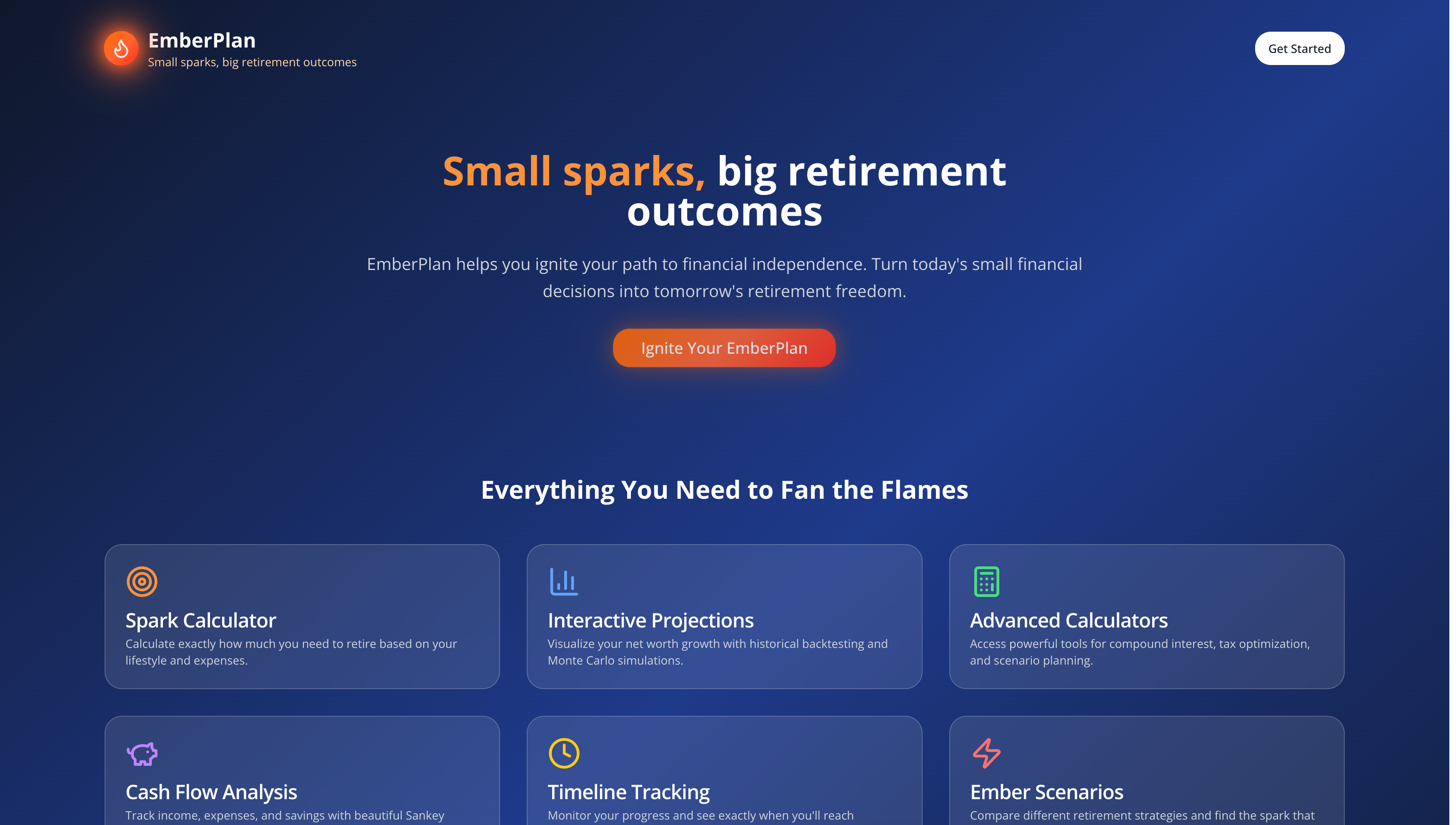 EmberPlan live screenshot